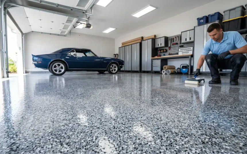 Epoxy Floor Coating Edmonton Garage epoxy flooring installation service in Edmonton and Windermere